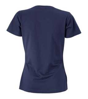 Dámské tričko (JN Ladies' Slim Fit V-T)>modrá (navy)>M