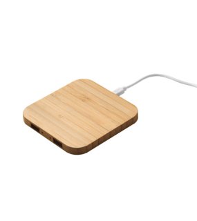 Bambusová bezdrátová nabíječka 10W > přírodní