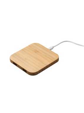 Bambusová bezdrátová nabíječka 10W > přírodní