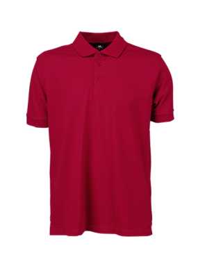 Unisex polokošile (Tee Jays Mens Luxury Stretch Polo) > červená (deep) > 3XL