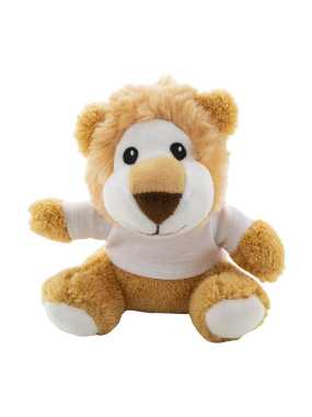 Plyšový lev z RPET > hnědá