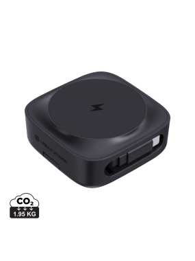 Magnetická bezdrát. nabíječka 2v1 15W Urban Vitamin Goleta > černá