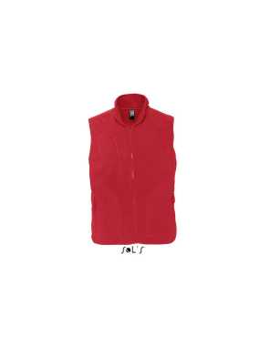 Unisex vesta (Sols NORWAY UNISEX SLEEVELESS CARDIGAN)>červená>L
