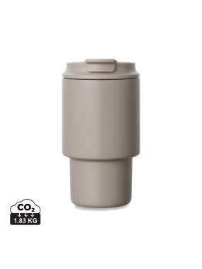 Termohrnek na cesty VINGA Nagano 350 ml z RCS > hnědá (greige)