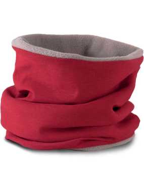 Nákrčník (K-UP "FLEECE-LINED NECKWARMER")>červená / šedá (light)
