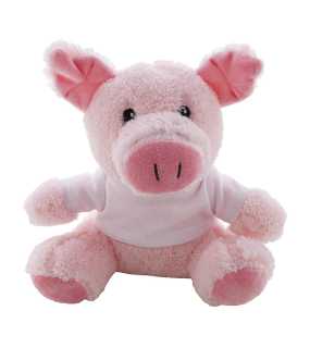 Plyšové prasátko z RPET > růžová