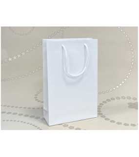 Papírová taška (LUXURY LINE) > bílá > 32x13x40 cm