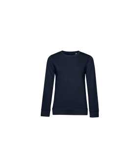 Dámská mikina (B&C Organic Crew Neck/women) > modrá (navy) > M