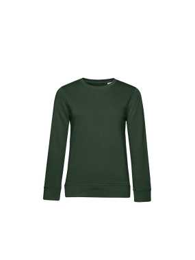 Dámská mikina (B&C Organic Crew Neck / women)>zelená (forest)>2XL