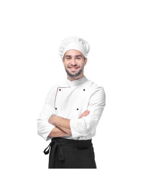 Kuchařská čepice> bílá