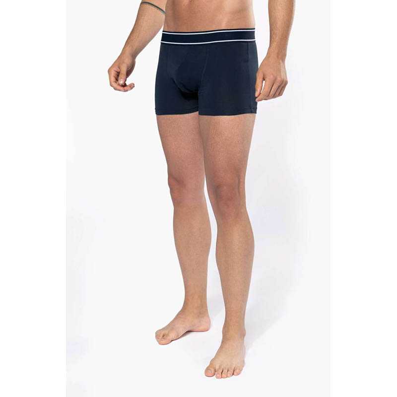 Pánské spodní prádlo(KARIBAN MENS BOXER SHORT)>bílá>S
