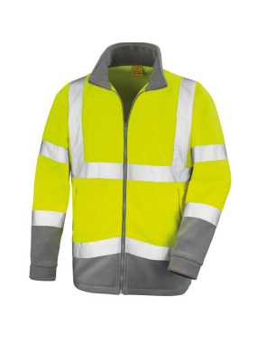 Unisex mikina (RESULT SAFETY microfleece)>žlutá / šedá (workguard)>3XL