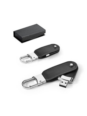 USB klíč 8GB z PU > černá