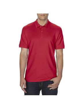 Pánská polokošile(GILDAN DRYBLEND ADULT DOUBLE PIQUÉ POLO)>červená>4XL