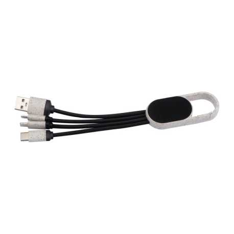 Nabíjecí kabel 3v1 > béžová