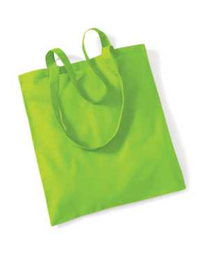 Nákupní taška z bavlny (WM Bag For Life - Long Handles) > zelená (lime)