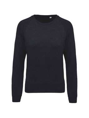 Dámská mikina(KARIBAN LADIES 'CREW NECK RAGLAN SLEEVESWEAT)>modrá(french navy heather)>2XL