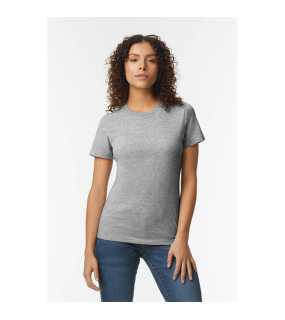 Dámské triko (GILDAN SOFTSTYLE MIDWEIGHT WOMEN'S T-SHIRT) > černá (pitch) > M