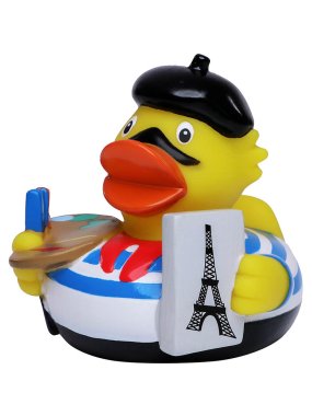 Kačenka do vany (MBW Squeaky duck CityDuck® Paris) > vícebarevná