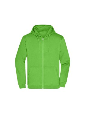 Pánská mikina (JN Promo Zip Hoody Men)>zelená (lime)>2XL
