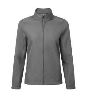 Dámská bunda(Premier WOMEN'S PRINTABLE & RECYCLED SOFTSHELL JACKET)>šedá(dark)>2XL