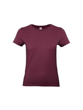 Dámské triko(B&C #E190 /W)>bordó>M