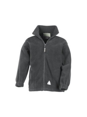 Dětská bunda (RESULT YOUTH FULL ZIP ACTIVE FLEECE)>šedá (oxford)>XL