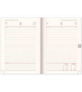 Diář (Rivoli 2026) - 15 x 21 x 3 cm > šedá > denní A5