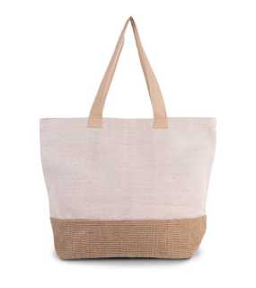 Nákupná taška (Kimood RUSTIC JUCO HOLD-ALL SHOPPER BAG) > přírodní (rustic) / přírodní
