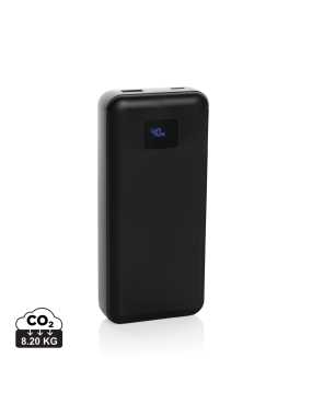 Powerbanka na notebook 20000mAh 65W Gridley z RCS plastu > černá