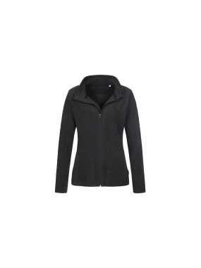 Dámská fleece bunda (Active Fleece STEDMAN)>černá>L