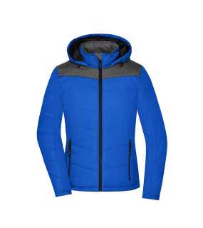 Dámská bunda(JN Ladies Winter Jacket)>modrá (royal) / šedá (anthracitemelange)>M