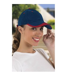 Unisex kšiltovka (SEATLE) > modrá (orion navy) / červená (lotto)