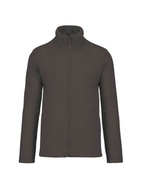 Pánská fleece bunda (KARIBAN FALCO - FULL ZIP MICROFLEECE JACKET)>zelená (olive)>M