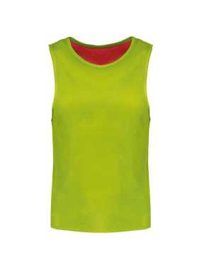 Unisex tílko (PROACT REVERSIBLE BIB)>červená (sporty) / zelená (fluorescent)>S/M