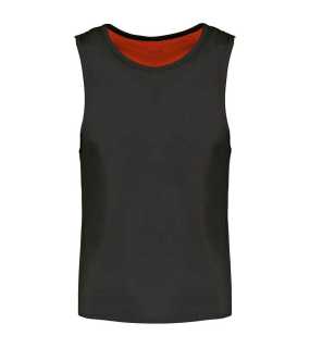 Unisex tílko (PROACT REVERSIBLE BIB) > oranžová (spicy)/černá > S/M