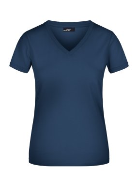 Dámské tričko (JN Ladies' V-T)>modrá (navy)>XL