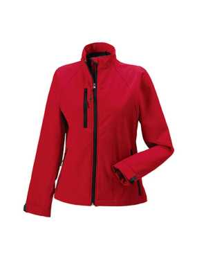 Dámská softshell bunda (Soft Shell RUSSELL)>červená>4XL