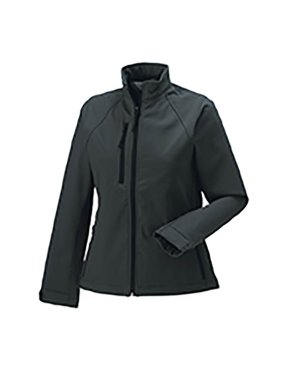 Dámská softshell bunda (Soft Shell RUSSELL)>šedá (titanium)>4XL