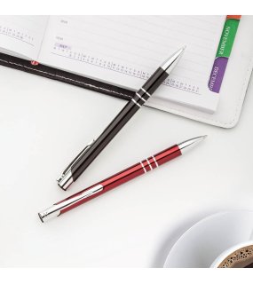 Kovové kuličkové pero> černá