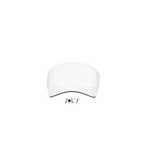 Unisex kšilt(SOLS ACE UNISEX VISOR)>bílá / černá