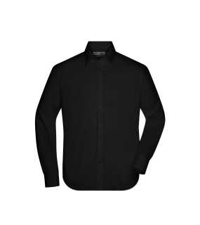 Pánská košile (JN Men's Shirt Slim Fit Long)>černá>M