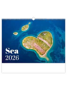 Nástěnný kalendář (Sea 2026) - 45 x 38,5 cm