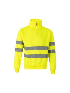 Pánská mikina (VELILLA HV SWEATSHIRT) > žlutá (hi-vis) > XL