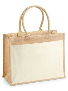 Nákupní taška (WM Cotton Pocket Jute Shopper) > béžová (natural)
