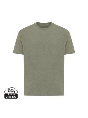 Tričko IQONIQ Teide z recykl. bavlny > zelená (heather) > 2XS