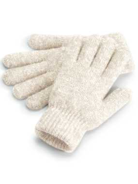 Unisex rukavice (Beechfield Cosy Ribbed Cuff Gloves) > béžová (almond marl)