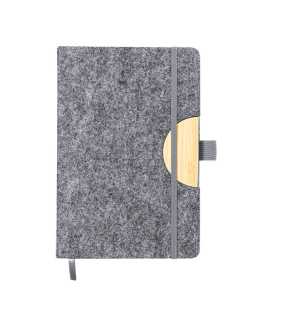 Poznámkový blok s podšívkou > šedá