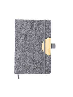 Poznámkový blok s podšívkou > šedá