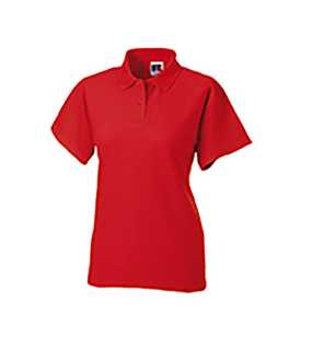 Dámská polokošile (Classic PolyCotton RUSSELL)>červená (bright)>L